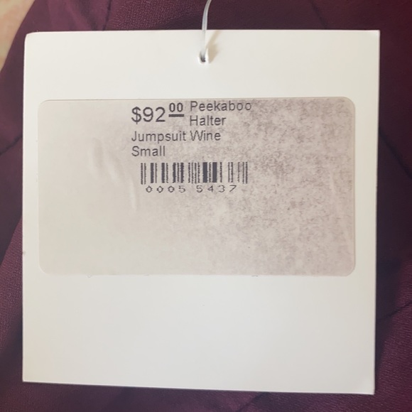 NWT wine jumpsuit🍷 - Picture 10 of 10